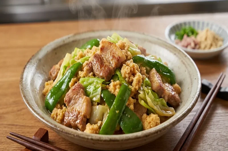 【あさイチ】豚肉と春キャベツの肉野菜炒め（おから炒め）の作り方 井原裕子さんのレシピ（2022年4月20日）