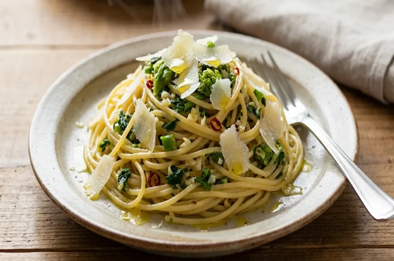 【あさイチ】山菜パスタ（ペペロンチーノ）の作り方 山菜レシピ（2022年4月19日）