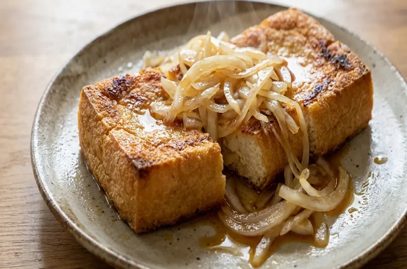 【家事ヤロウ】油揚げの新玉ねぎソースの作り方 和田明日香さんレシピ（2022年4月19日）