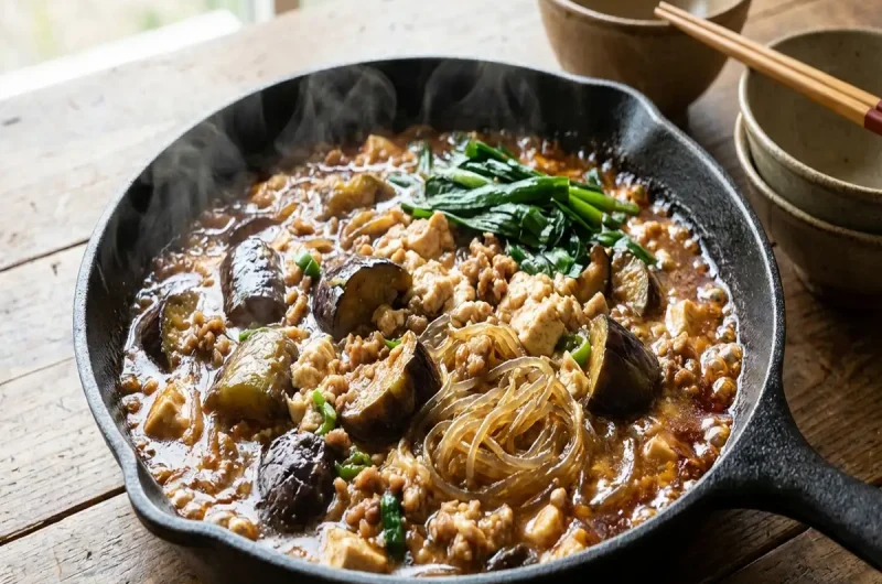 【家事ヤロウ】麻婆茄子コンボ（豆腐・春雨入り）の作り方 和田明日香さんレシピ（2022年4月19日）