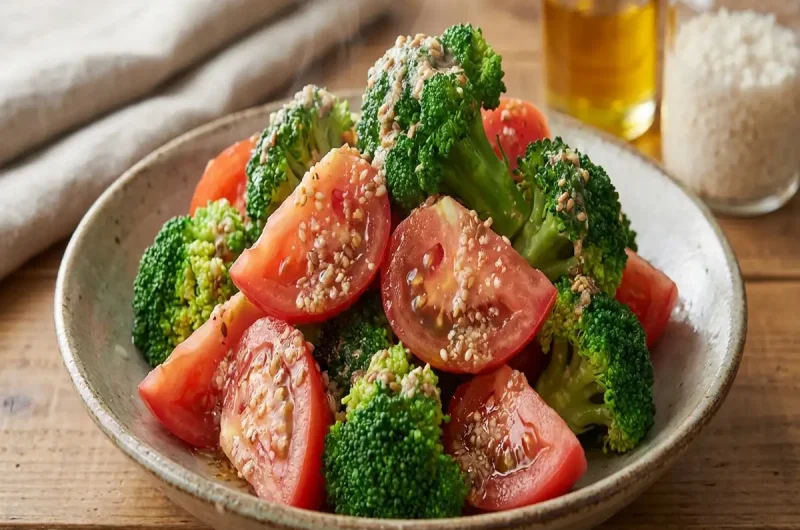 【きょうの料理】トマトとブロッコリーのサラダ塩麹ドレッシングの作り方冨永愛さんのレシピ（2022年4月20日）