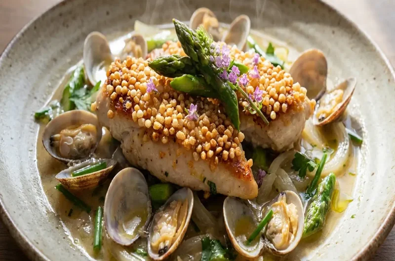 【あさイチ】鶏ささみのあられソテー オニオンあさりソースの作り方 渡辺雄一郎シェフのフレンチレシピ（2022年4月25日）