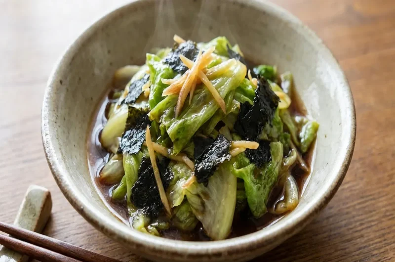 【相葉マナブ】レタスと海苔の煮浸しの作り方 レタスのレシピ（2022年4月24日）