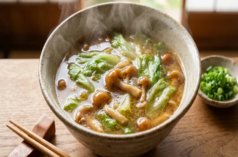 【相葉マナブ】レタスとなめこの味噌汁の作り方 レタスのレシピ（2022年4月24日）