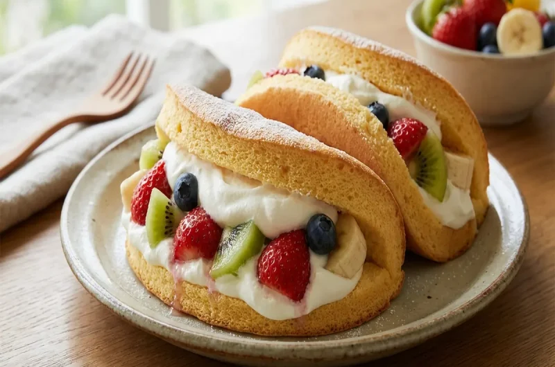 【きょうの料理】シフォンケーキのオムレット風の作り方 ムラヨシマサユキさんのスイーツレシピ（2022年4月25日）