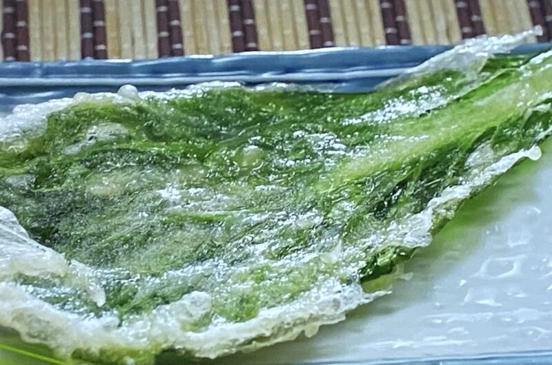 【相葉マナブ】小松菜の葉の天ぷらの作り方 小松菜レシピ（2022年5月1日）