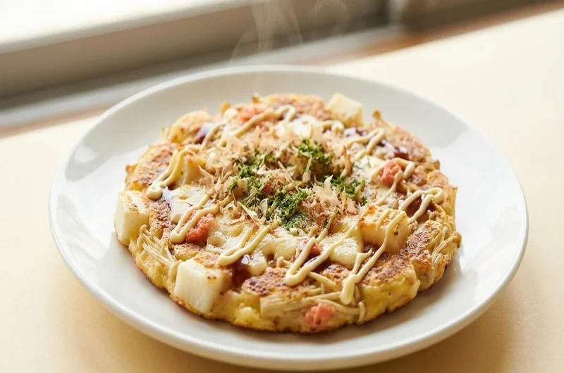 【家事ヤロウ】長芋のお好み焼き風の作り方 本田翼さんのレシピ（2022年5月10日）