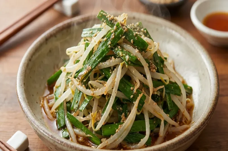 【青空レストラン】ニラともやしのナムルの作り方にニラレシピ（2022年5月14日）