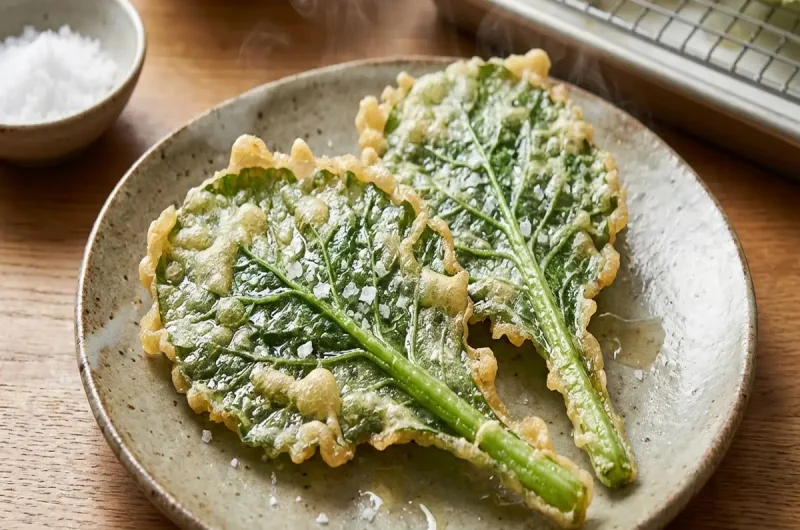 【相葉マナブ】小松菜の葉の天ぷらの作り方 小松菜レシピ（2022年5月1日）