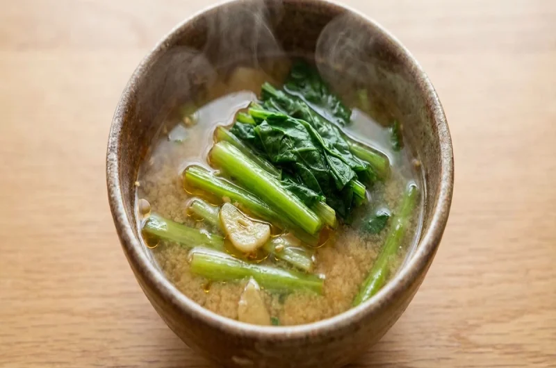 【相葉マナブ】小松菜の炒め味噌汁の作り方 小松菜レシピ（2022年5月1日）