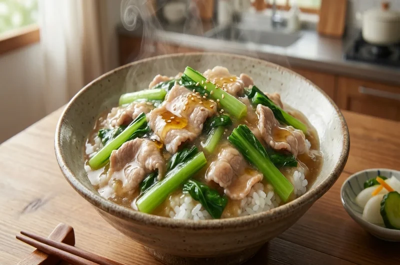 【相葉マナブ】小松菜の餡かけ丼の作り方 小松菜レシピ（2022年5月1日）