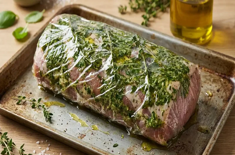 【きょうの料理】豚ヒレのハーブ漬けのレシピ 栗原心平さんの豚かたまり肉料理（2022年5月2日）