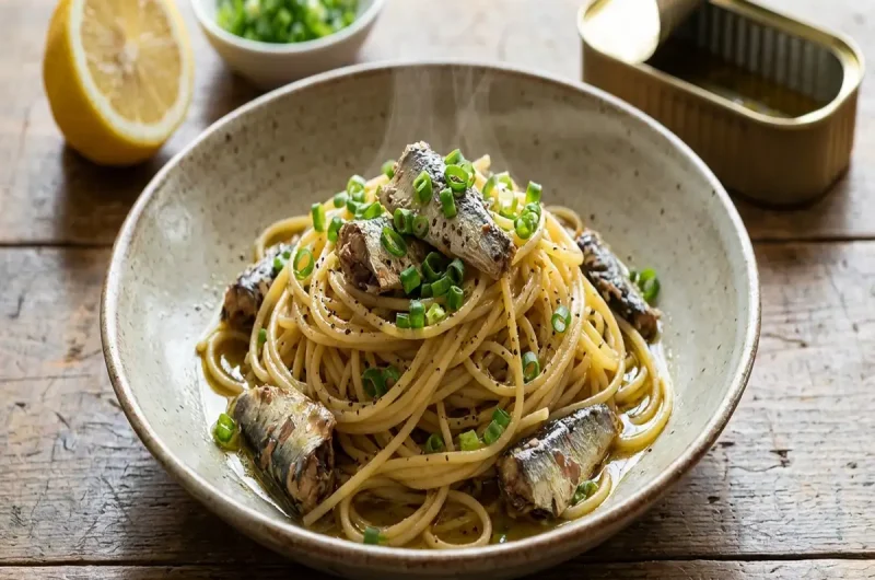 【まる得マガジン】オイルサーディンのパスタのレシピ 日高良実シェフの缶詰イタリアン（2022年5月4日）