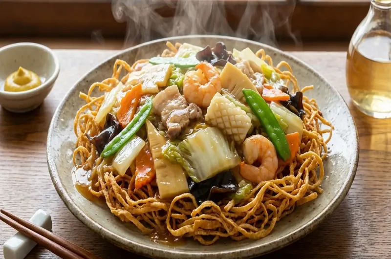 【青空レストラン】豆干絲（トーカンスー）のかた焼きそばレシピ作り方（2022年4月30日）