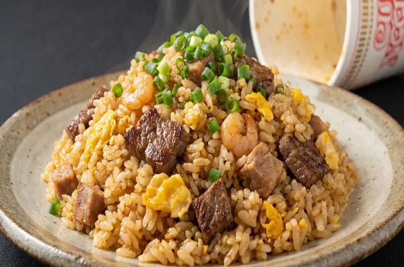 【ヒルナンデス】カップヌードル肉炒飯の作り方 森田隼人シェフのインスタント麺アレンジレシピ（2022年5月9日）