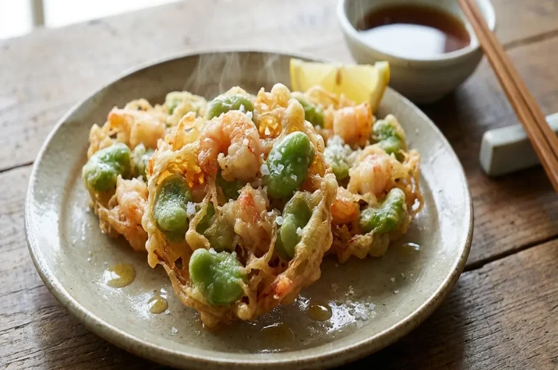 【きょうの料理】そら豆とえびのかき揚げのレシピ 有元葉子さんのシンプルごはん（2022年5月9日）