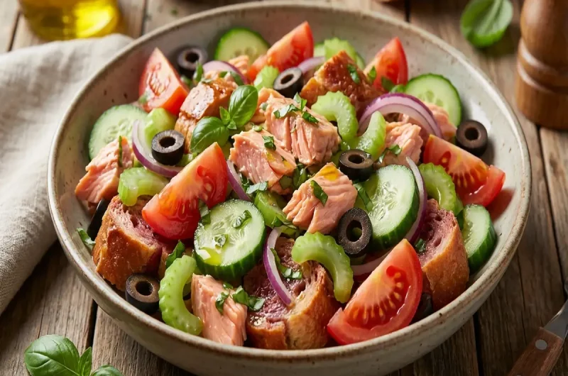 【まる得マガジン】さけ缶のパンツァネッラのレシピ 日高良実シェフの缶詰イタリアン（2022年5月11日）