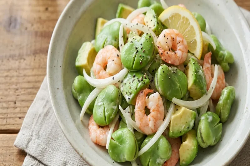 【スッキリ】そら豆とエビのサラダの作り方 鳥羽周作シェフのそら豆レシピ（2022年5月13日）