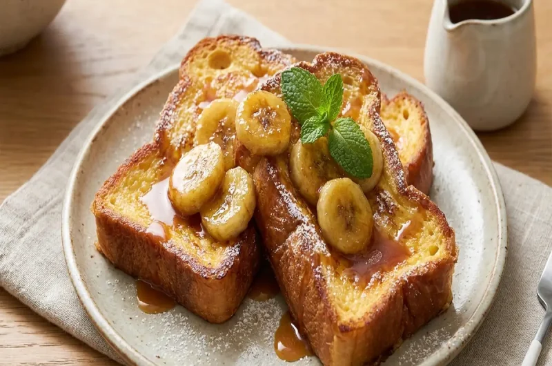 【所さんお届けモノです】バナナキャラメルフレンチトーストのレシピ 卵グルメ（2022年5月14日）