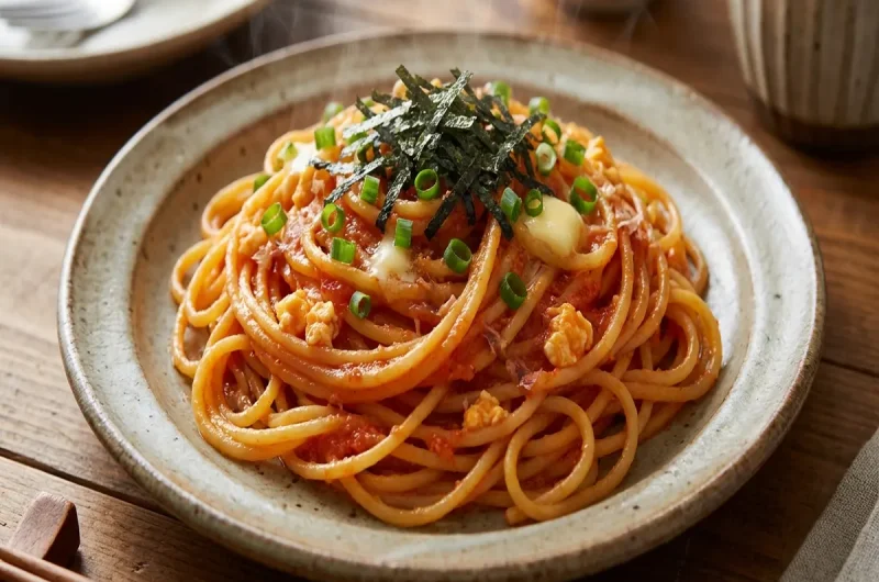 【ポップアップ】めんたいこパスタの作り方リュウジさんのレシピ（2022年5月19日）