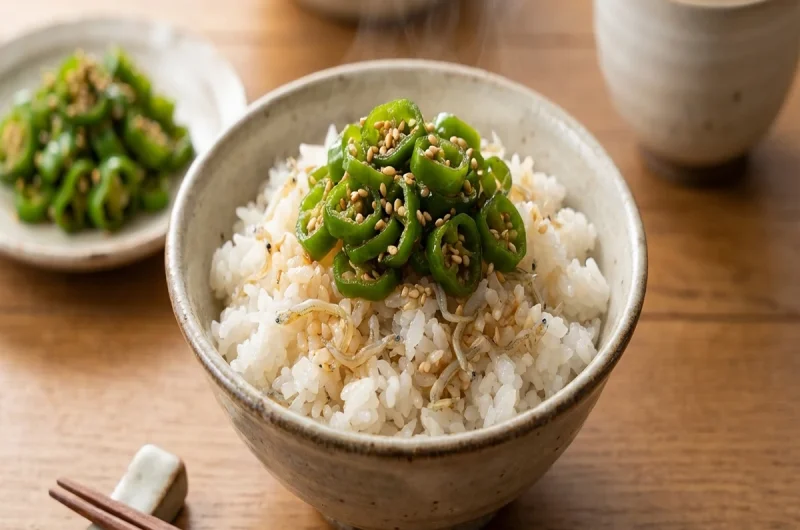 【きょうの料理】ししとうとちりめんじゃこのご飯の作り方 京料理人のベジ定食レシピ（2022年5月25日）