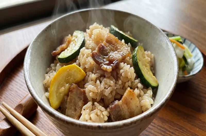 【相葉マナブ】ズッキーニの炊き込みご飯の作り方 ズッキーニアレンジレシピ（2022年5月29日）