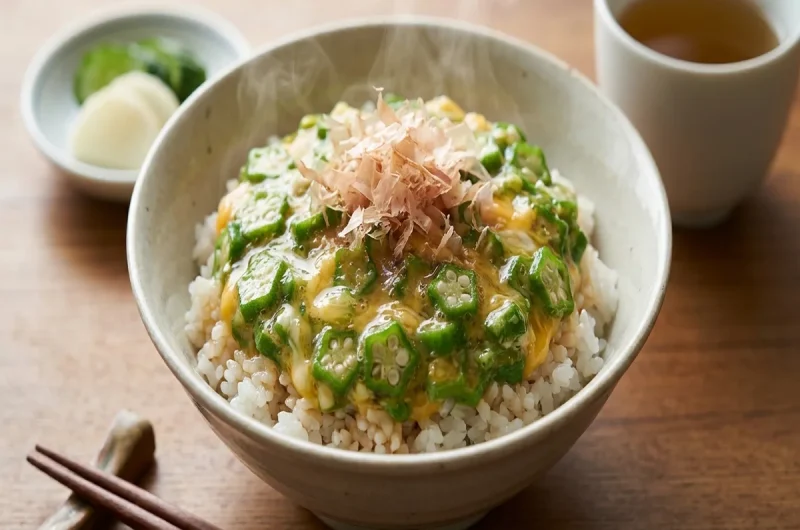 【林修のレッスン！今でしょ】オクラ丼のレシピ オクラの栄養を逃さない食べ方（林修の今でしょ講座）2022年5月31日