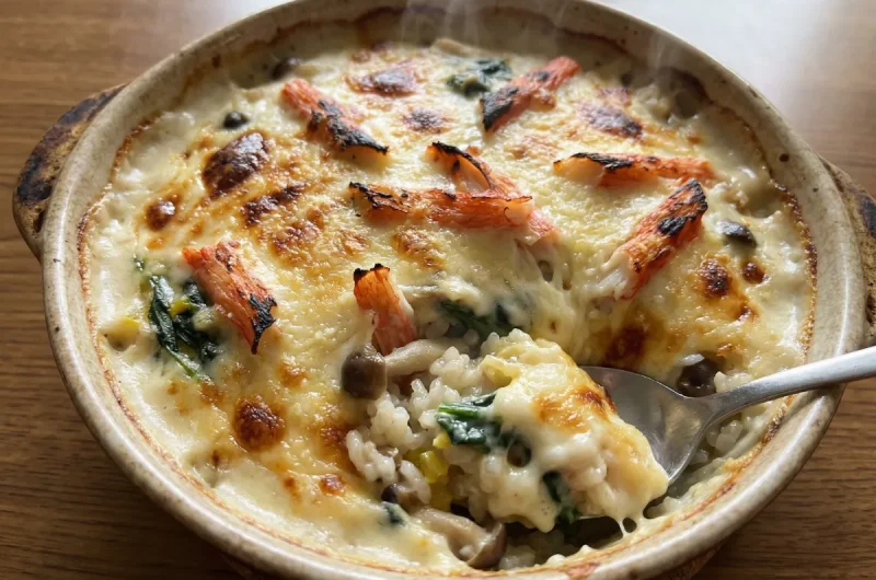 【ヒルナンデス】カルボナーラ風ドリアの作り方 落合務シェフのカニカマアレンジレシピ（2022年6月27日）