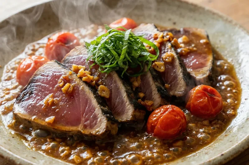 【きょうの料理】かつおステーキガーリックミニトマトソースの作り方 牛尾理恵さんのレシピ（2022年6月10日）