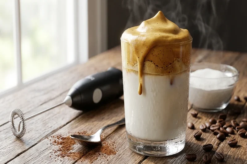 【林修のニッポンドリル】ダルゴナコーヒーの作り方 業務田スー子さんアレンジレシピ（2022年6月1日）