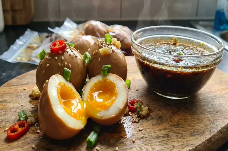 【林修のニッポンドリル】しみしみ味玉（セリア圧縮袋活用）の作り方 業務田スー子さんアレンジレシピ（2022年6月1日）