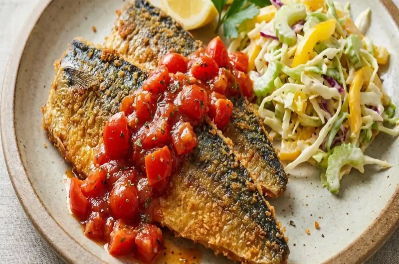 【あさイチ】塩サバのパン粉焼き フレッシュトマトソースの作り方 Makoさんのレシピ（2022年6月2日）