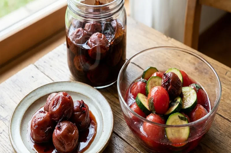 【きょうの料理】赤じそ茶梅の作り方 コウ静子さんの茶梅レシピ（2022年6月8日）