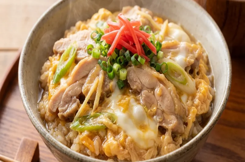 【ポップアップ】レンジで作るふわとろ親子丼の作り方リュウジさんのレシピポップUP（2022年6月13日）