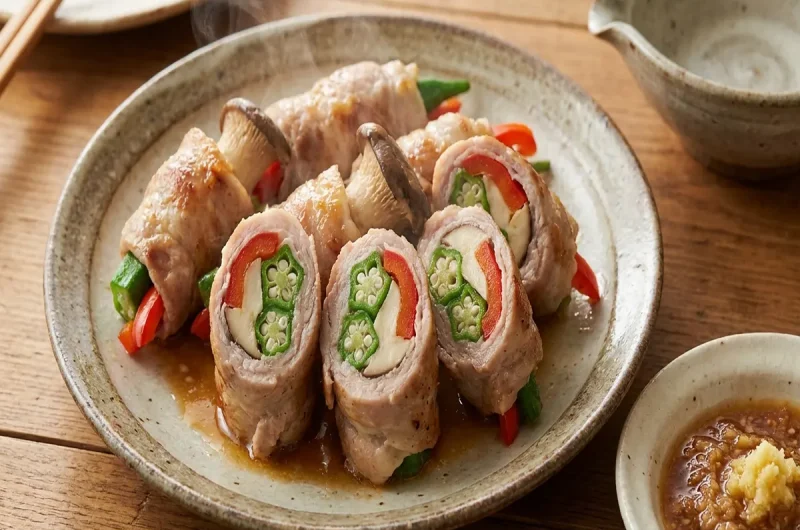 【きょうの料理】豚もも肉の野菜巻きの作り方 重信初江さんのレシピ（2022年6月10日）