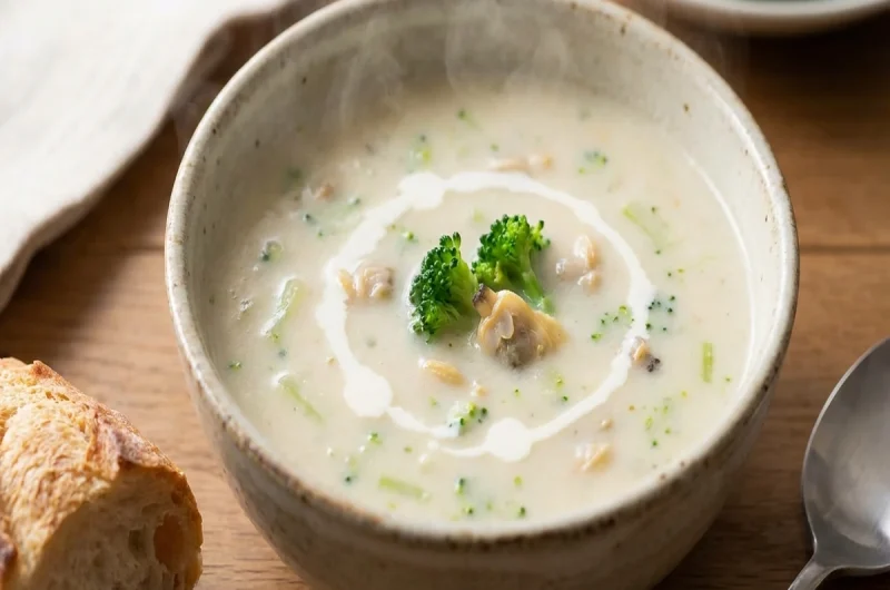 【ヒルナンデス】ブロッコリーとあさりのポタージュの作り方 横浜高校元寮母のレシピ（2022年6月10日）