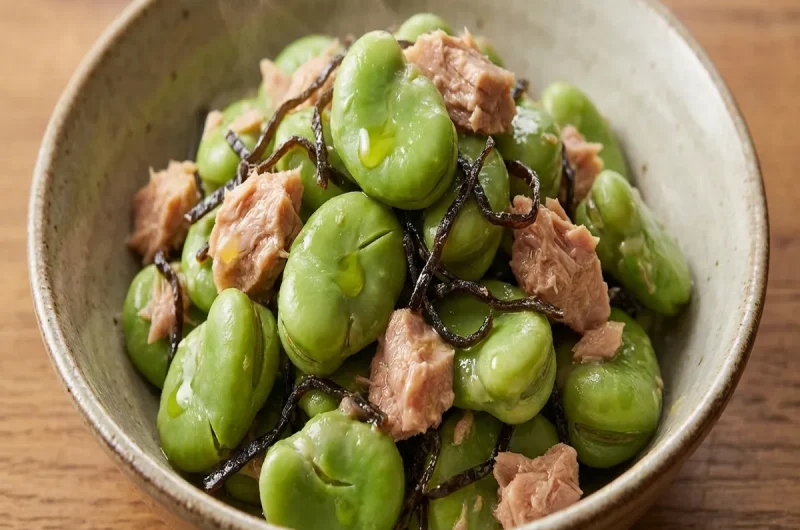 【相葉マナブ】そら豆と塩昆布のツナ和えの作り方 そら豆アレンジレシピ（2022年6月12日）