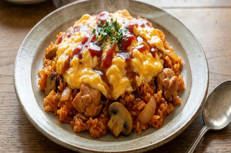 【ポップアップ】トロトロ卵のオムライスの作り方リュウジさんのレシピポップUP（2022年6月20日）