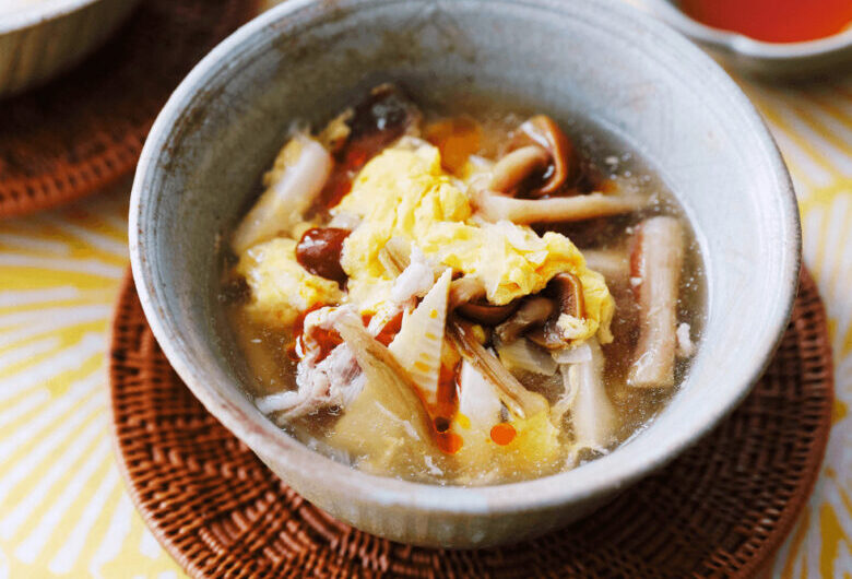 【きょうの料理】サンラータン（酸辣湯）のレシピ 木村多江さんの夏ご飯（2022年7月15日）