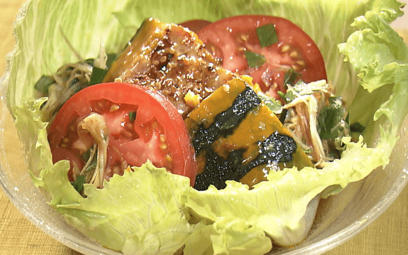【きょうの料理】かぼちゃとトマトのコクうま和サラダの作り方 京料理人のベジ定食レシピ（2022年7月22日）
