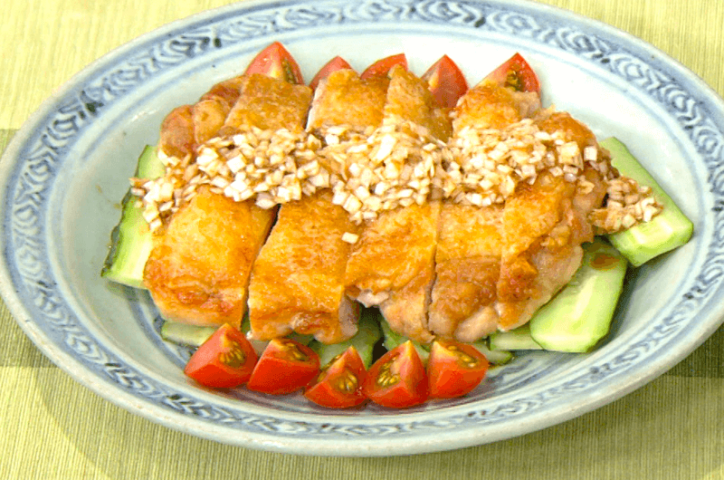 【きょうの料理】焼き油淋鶏（ユーリンチー）のレシピ 木村多江さんの夏ご飯（2022年7月15日）