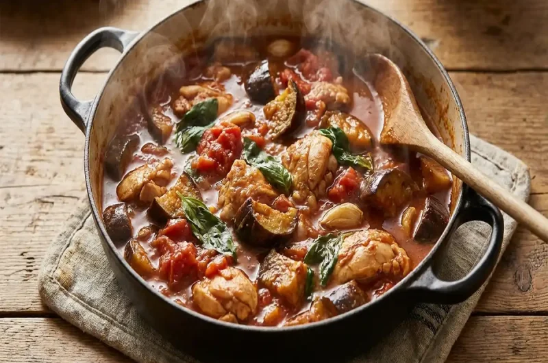 【きょうの料理】なすと鶏もものトマト煮の作り方 本田明子さんのなすレシピ（2022年7月5日）