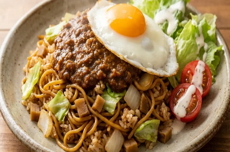 【ジョブチューン】横手流キーマカレーそば飯の作り方 「食い道楽」マルちゃん焼きそばアレンジレシピ （2022年7月9日）