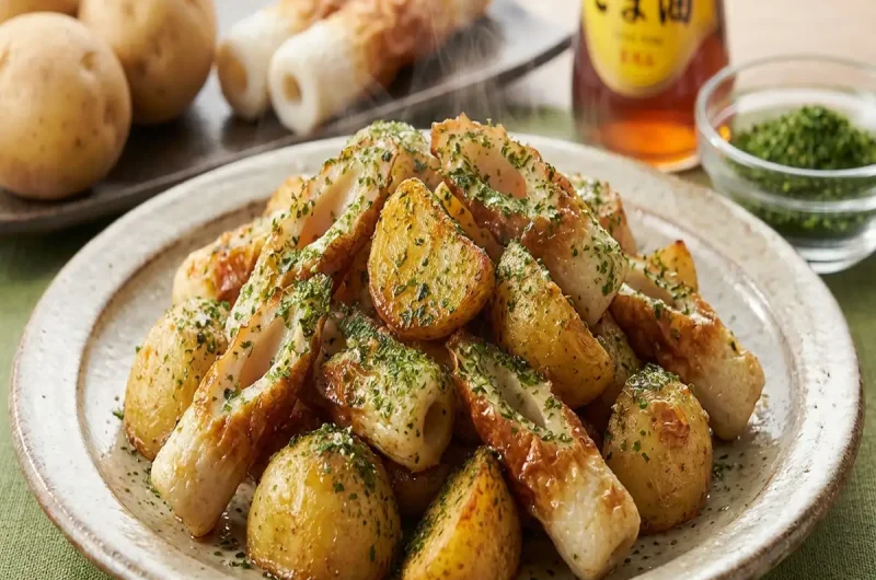 【相葉マナブ】新じゃがとちくわののり塩炒めの作り方 じゃがいもアレンジレシピ（2022年7月10日）