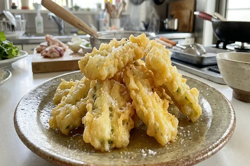 【平野レミの早わざレシピ】ゴーヤのワタの天ぷらのレシピ 2022年夏休みスペシャル（7月18日）