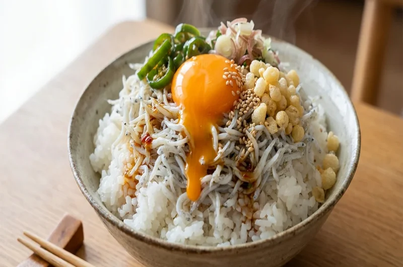 【家事ヤロウ】しらす卵かけご飯の作り方 藤木直人さんのレシピ（2022年7月19日）