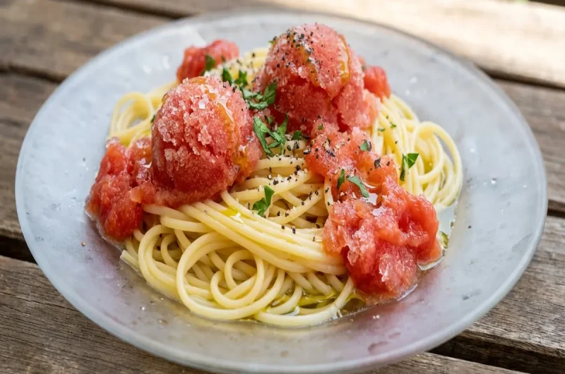 【ヒルナンデス】トマトシャーベットの冷製パスタの作り方 家政婦マコさんレシピ（2022年7月20日）