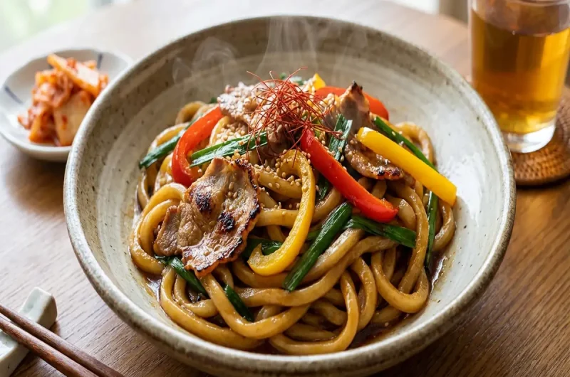 【ヒルナンデス】チャプチェ風うどんの作り方 家政婦マコさんレシピ（2022年7月20日）