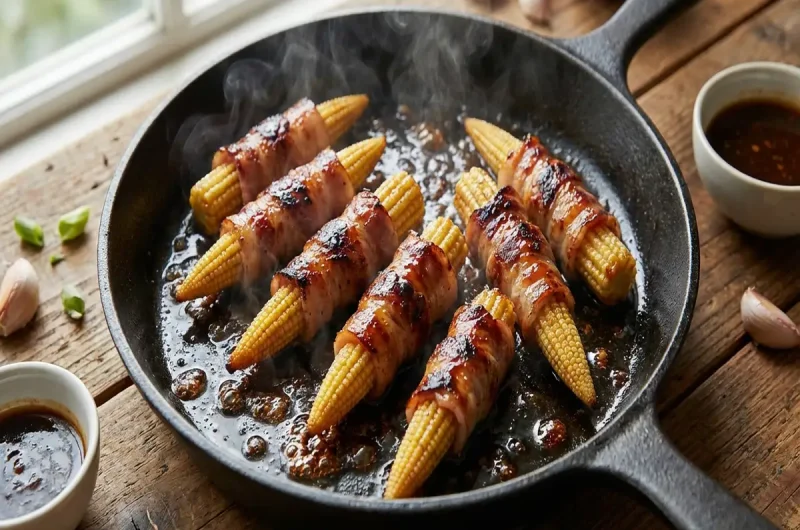 【青空レストラン】ヤングコーンのオイスター肉巻きの作り方ヤングコーンアレンジレシピ（2022年7月23日）