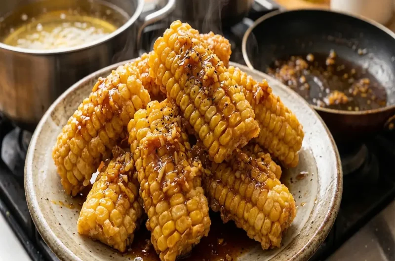 【相葉マナブ】とうもろこしの甘辛唐揚げの作り方 とうもろこしアレンジレシピ（2022年7月24日）